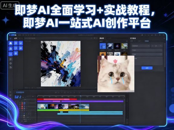 资源: 即梦AI全面学习+实战教程,即梦AI一站式AI创作平台 一站式掌握AI创作,从基础到实战《...