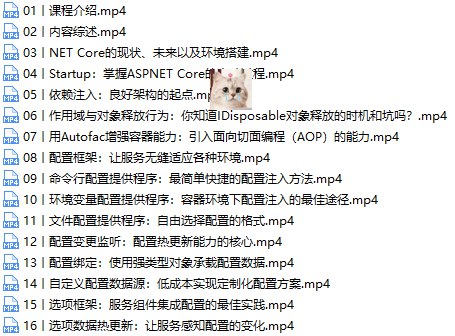 肖伟宇-.NETCore开发实战 依赖注入 配置管理 项目实战 本书从.NET Core核心机制入手...