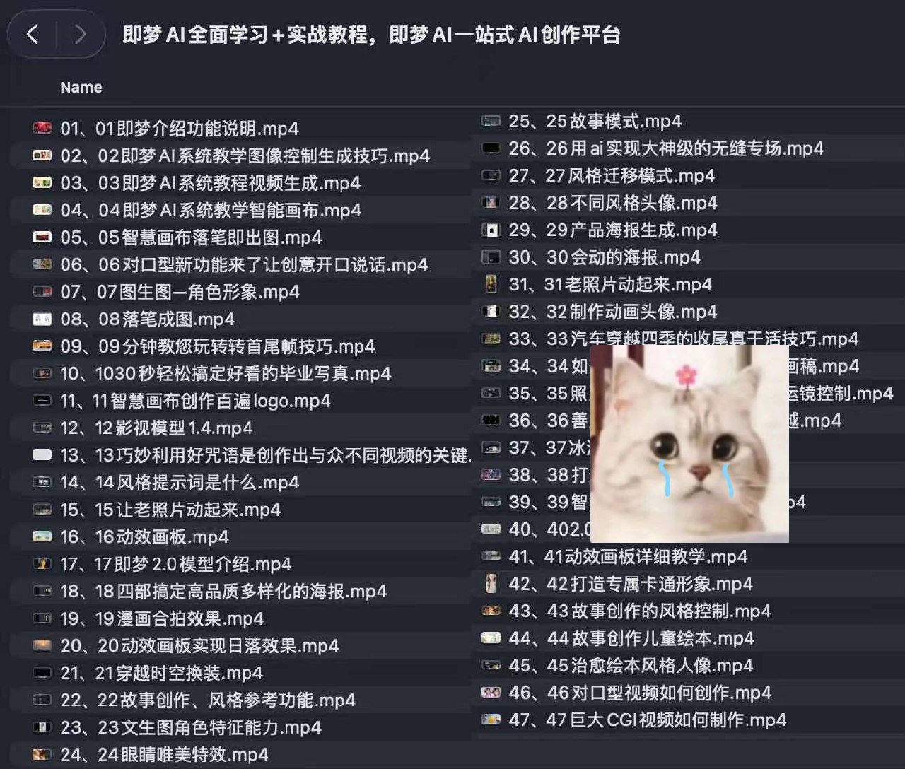 资源: 即梦AI全面学习+实战教程,即梦AI一站式AI创作平台 一站式掌握AI创作,从基础到实战《...